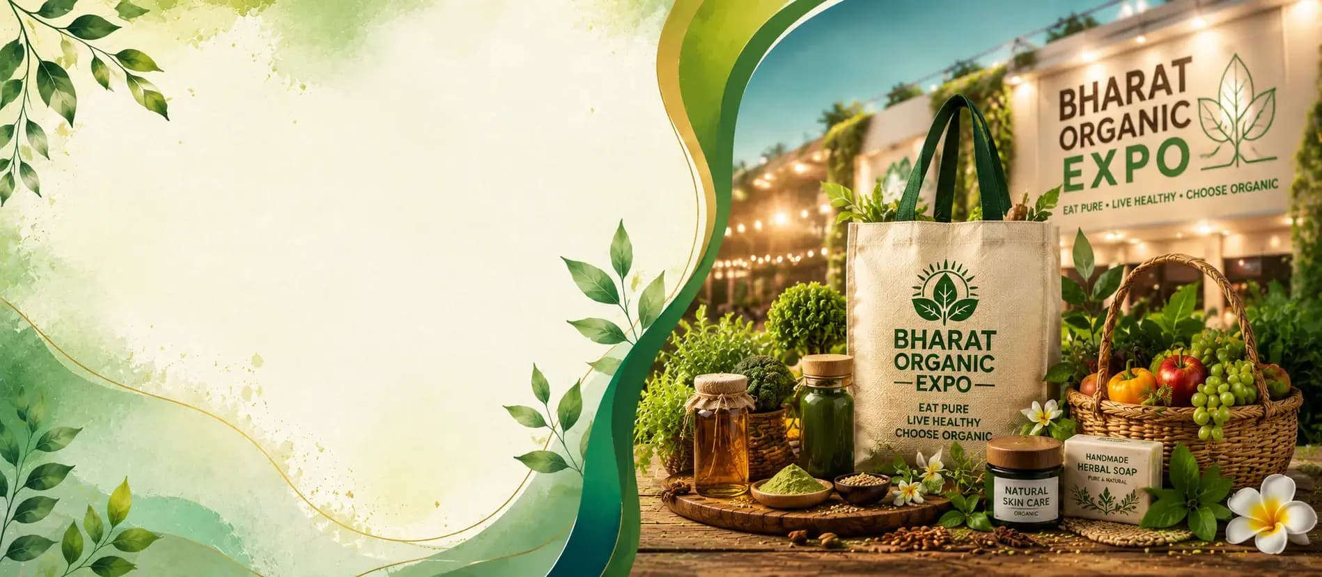 Bharat Organic Expo 2027 exhibition and visitors